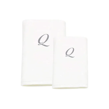 2- Piece Letter Q Printed...