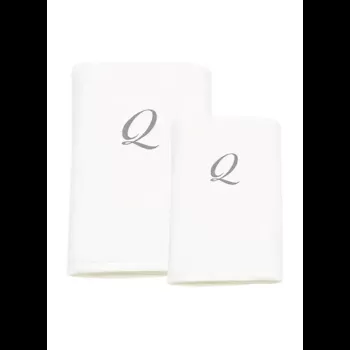 2- Piece Letter Q Printed...