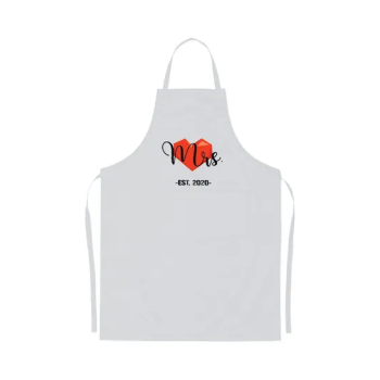2-Piece Apron Set Black/White/Red 98x69.5cm