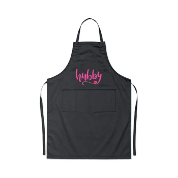 2-Piece Couple Adjustable Aprons Black/Pink, 98 x 69.5cm