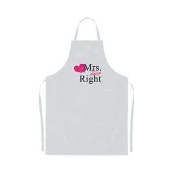 2-Piece Couple Adjustable Aprons Black/White/Pink 27.6x33.5inch
