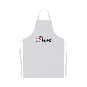 2-Piece Couple Adjustable Aprons Black & White 98x69.5cm