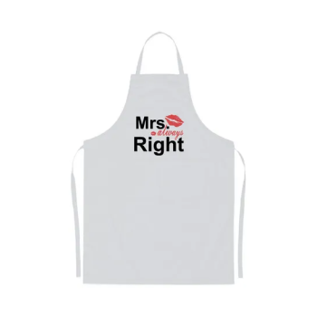 2-Piece Couple Adjustable Aprons Black/White/Red 27.6x31.5inch