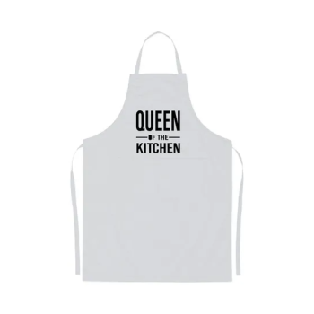 2-Piece Couple Adjustable Aprons, White 98x69.5cm