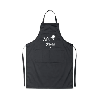 2-Piece Couple Adjustable Aprons Red/Black 98 x 69.5cm