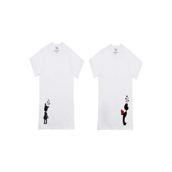 2-Piece Couple T-Shirt Set...