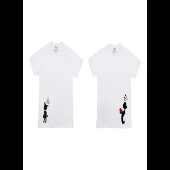 2-Piece Couple T-Shirt Set...