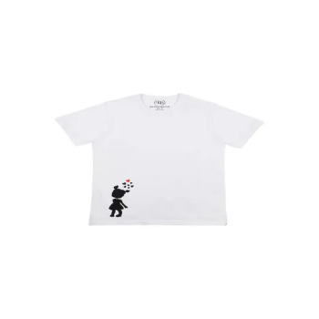 2-Piece Couple T-Shirt Set - White
