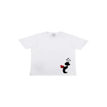 2-Piece Couple T-Shirt Set - White