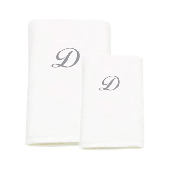 2-Piece Letter D Embroidery...