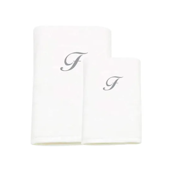 2-Piece Letter F Embroidery...