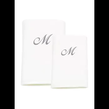 2-Piece Letter M Embroidery...