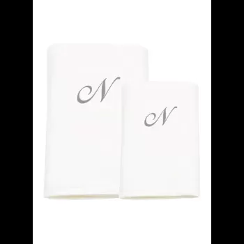 2-Piece Letter N Embroidery...