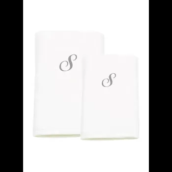 2-Piece Letter S Embroidery...