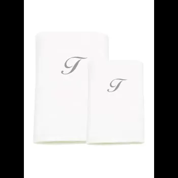 2-Piece Letter T Embroidery...