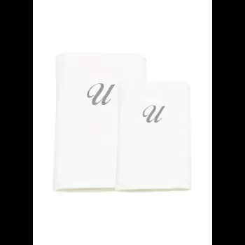 2-Piece Letter U Embroidery...