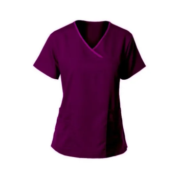2-Piece Uniform T-Shirt With Pants Purple