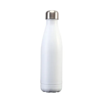 500ML Stainless Steel Vacuum Insulated Water Bottle Cola Shape Bottle Keep 12 Hours Cold & Hot Reusable Metal Leak-Proof Sports Flask 28x8x9cm