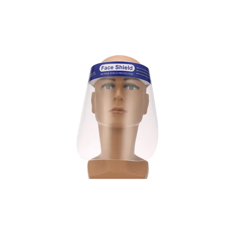 5-Piece Dust-Proof Protective Welding Safety Face Shield Blue/Clear