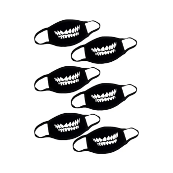 6-Piece Printed Cotton Mask...