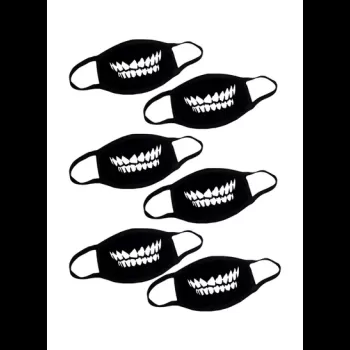 6-Piece Printed Cotton Mask...