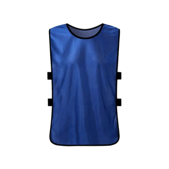 6-Piece Soccer Pinnies Quick Drying Football Team Training Bibs, Dark Blue