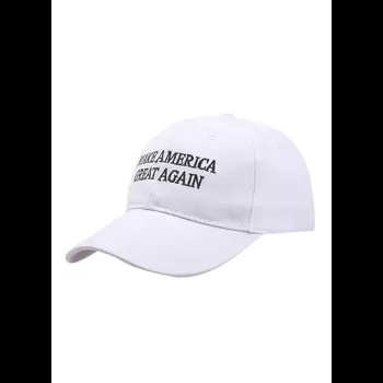 Adjustable Baseball Cap White