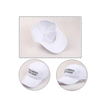 Adjustable Baseball Cap White