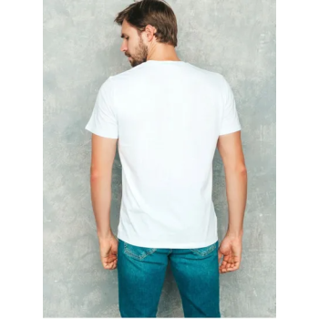 Afghanistan Round Neck Short Sleeve White T-shirt