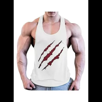 Men Fitness Tank Top Muscle...