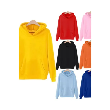 Men Women Hooded Sweatshirt Blue