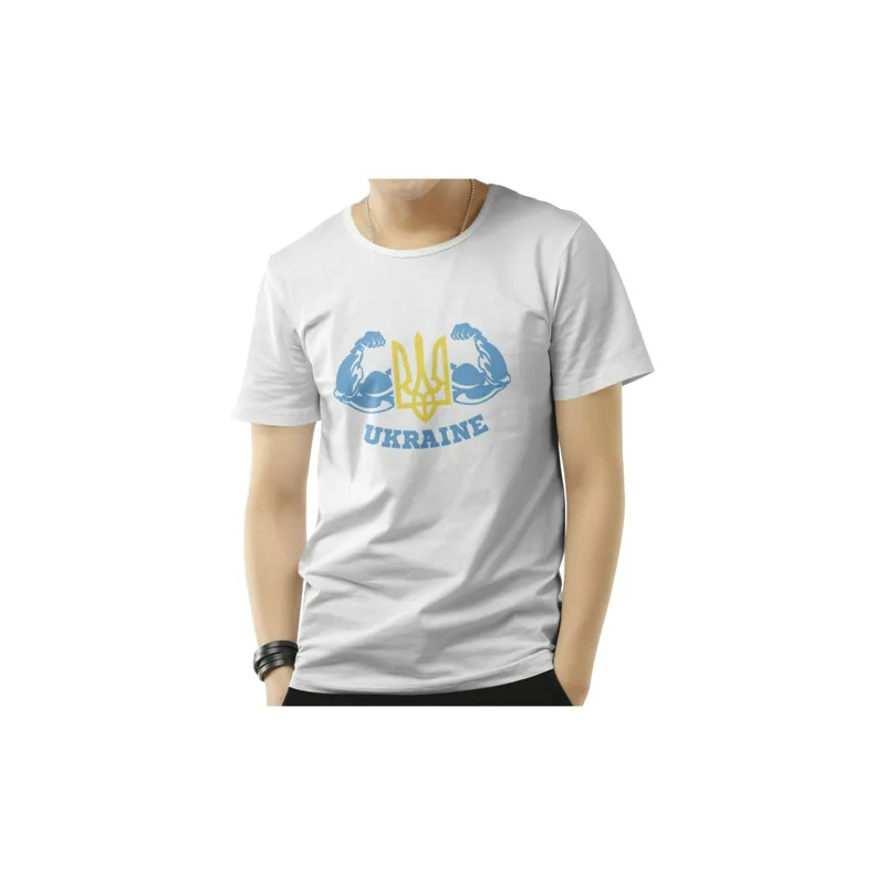 Men's T-shirt Power of Ukraine White