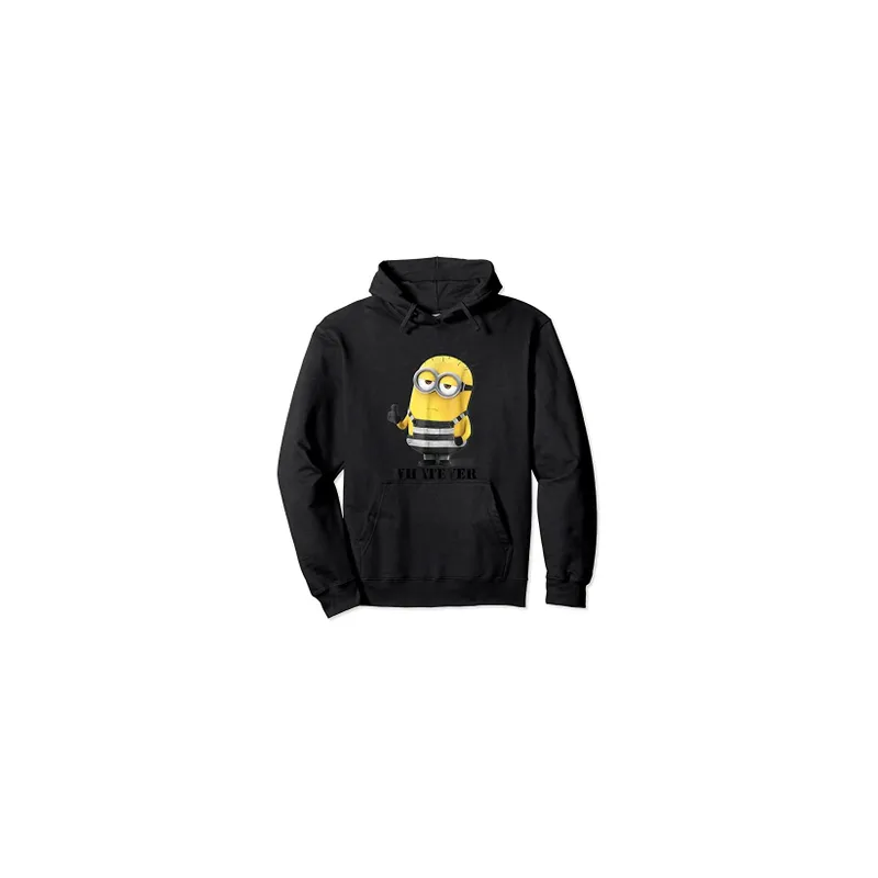 Minion Thumbs Up Whatever Printed Hoodie