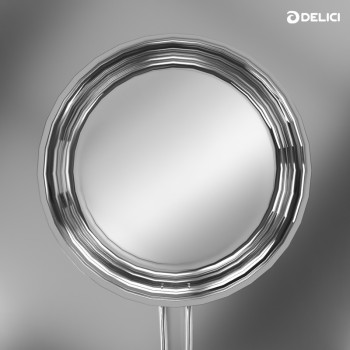 Delici DFP 2428W 2 PCS Stainless Steel Fry pan set