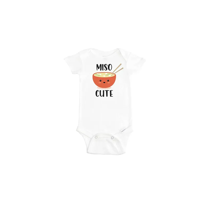 Miso Cute Onesies - Baby Unisex clothes Infant Newborn Awesome Funny Baby