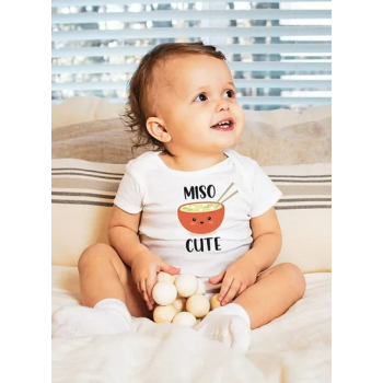 Miso Cute Onesies - Baby Unisex clothes Infant Newborn Awesome Funny Baby