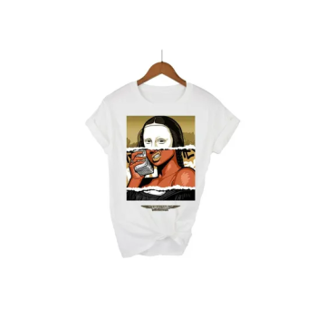 Monalisa Printed White...