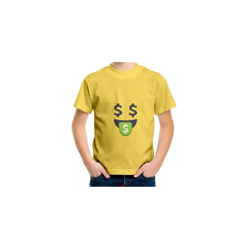 Money face with money tongue t-shirt