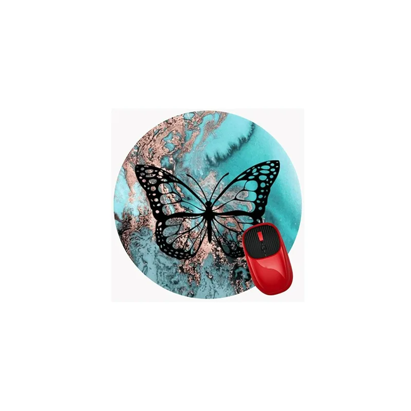 Mouse Pad Choice Butterfly Mousepad Non-Slip Rubber Funny Cute Mat for Gaming and Gift