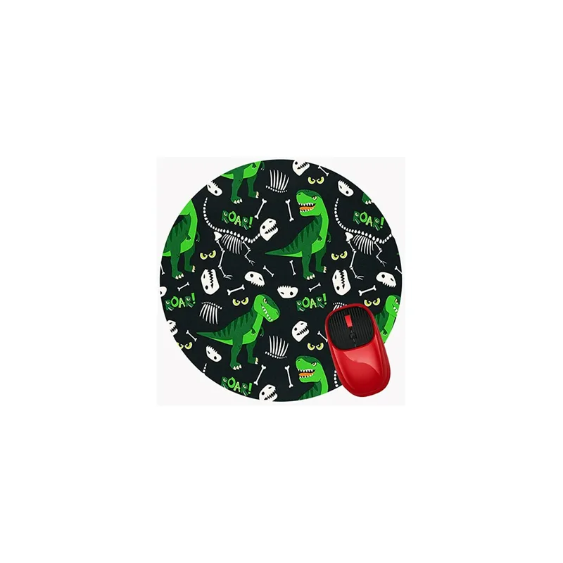Mouse Pad Choice Dinosaur Mousepad Non-Slip Rubber Funny Cute Mat for Gaming and Gift