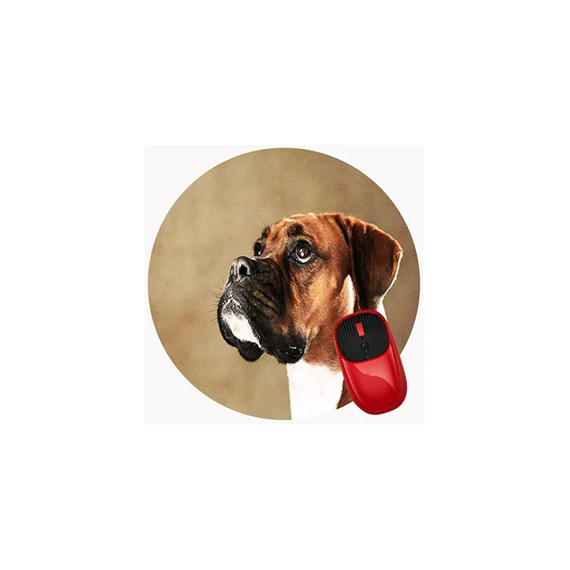 Mouse Pad Choice Dog Face Mousepad Non-Slip Rubber Funny Cute Mat for Gaming and Gift