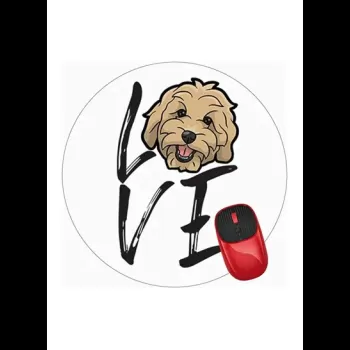 Mouse Pad Choice Love Dog...