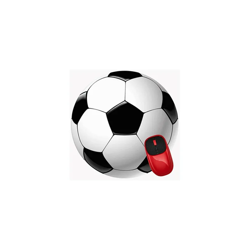 Mouse Pad Choice Soccer Ball Mousepad Non-Slip Rubber Funny Cute Mat for Gaming and Gift