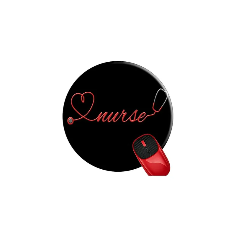 Mouse Pad Choice Nurse Mousepad Non-Slip Rubber Funny Cute Mat for Gaming and Gift