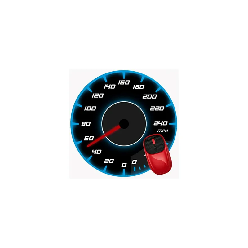 Mouse Pad Choice Speed Meter Mousepad Non-Slip Rubber Funny Cute Mat for Gaming and Gift