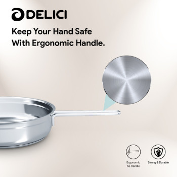 Delici DFP 28W Stainless Steel Fry Pan