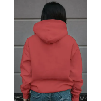 Naruto Akatsuki Pain Unisex Teens Long Casual Printing Red Hooded Top Cosplay Costume Red