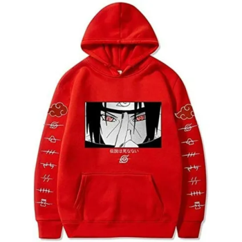 Naruto Red Hoodies Men's Women's Hoodie Sweatshirts Long Sleeve Casual Hooded Pullover