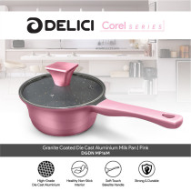 Delici DGDN MP16P Granite Coated Die Cast Aluminium Milkpan