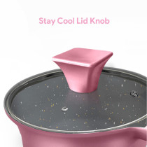 Delici DGDN MP16P Granite Coated Die Cast Aluminium Milkpan